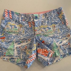 Lilly Pulitzer Sailboat Shorts